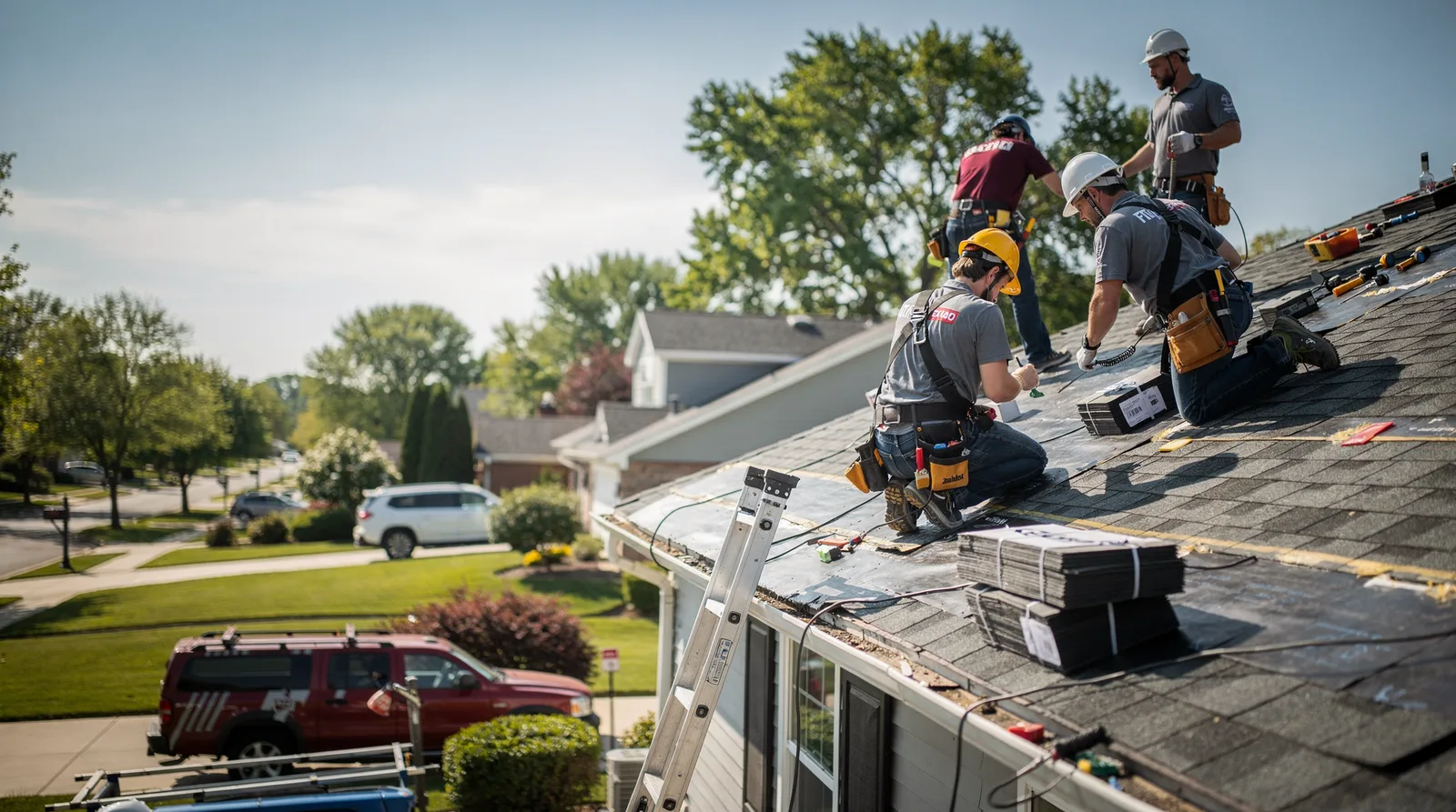Roof Repair in Godfrey, IL around you
